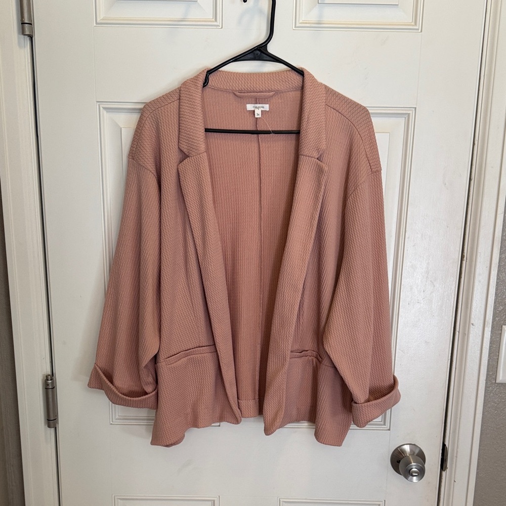 Maurice’s Blush Open-Front Cardigan